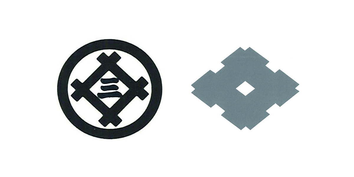社章(左:三井 右:住友)