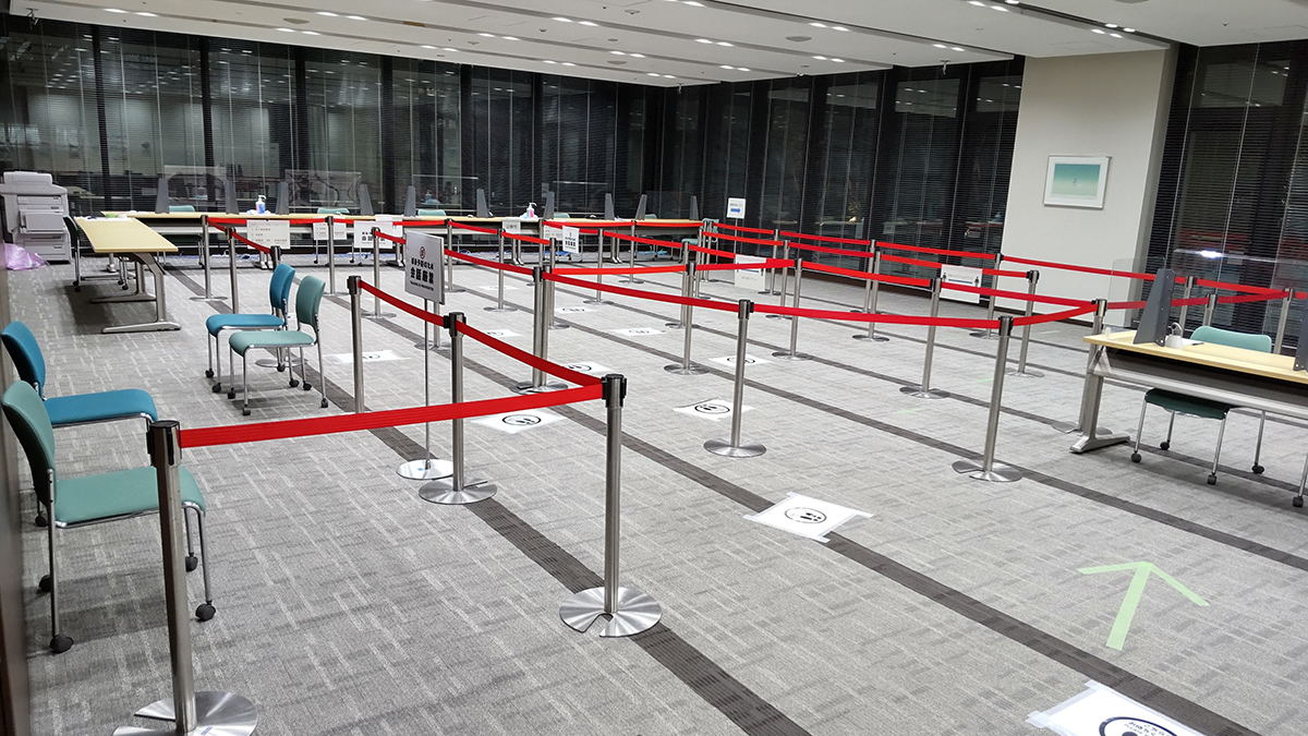 職域ワクチン接種受付会場