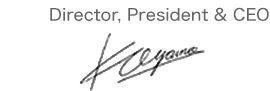 Director, President & CEO Kazuya Oyama