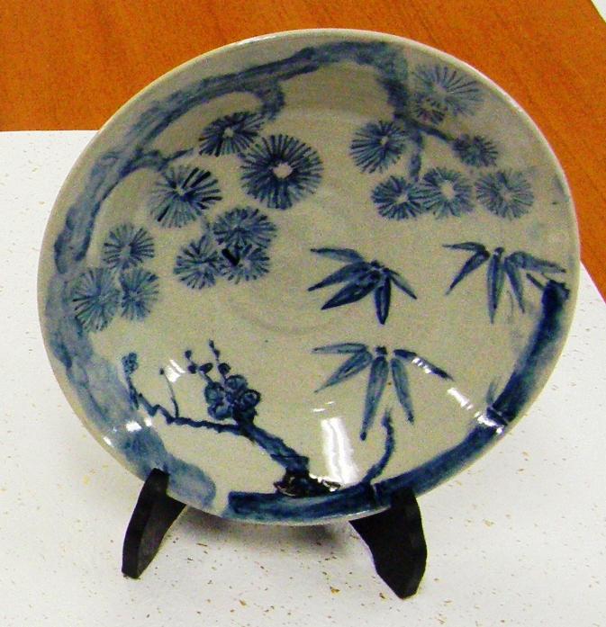 楽天市場】景徳鎮 青花 龍文盤 特大皿 3.5尺 直径約1m13cm 中国美術 染